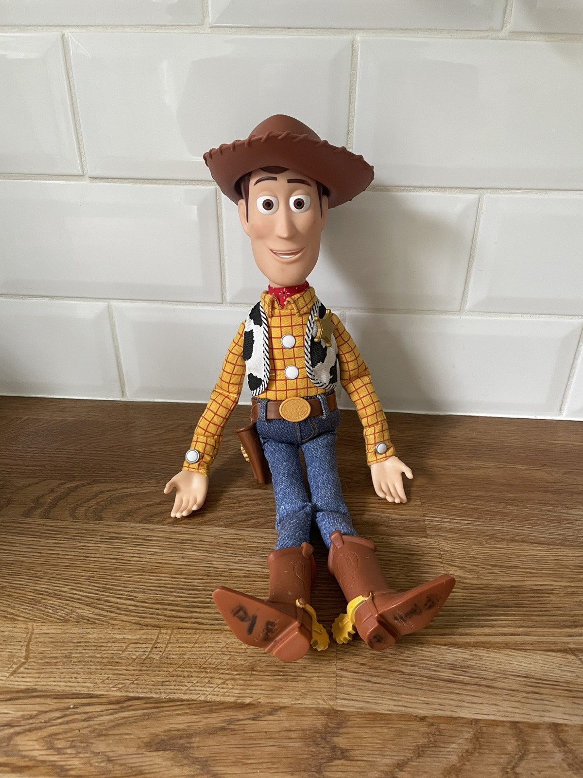 Disney Pixar Toy Story Woody Talking Pull String Bambola con Cappello Thinkway Toys