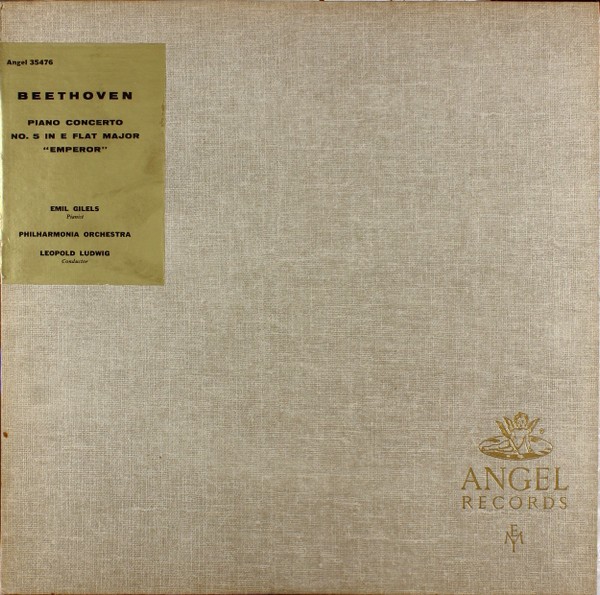 Ludwig van Beethoven, Emil Gilels, Philharmonia Orchestra, Leopold Ludwig, Piano