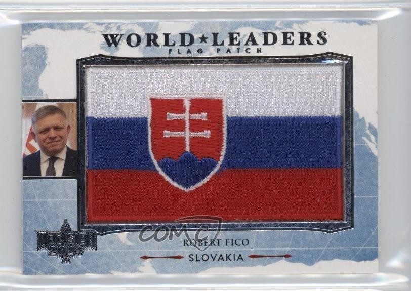 2024 Decision World Leaders Flag Robert Fico (Slovakia) #WL38 Patch k0q