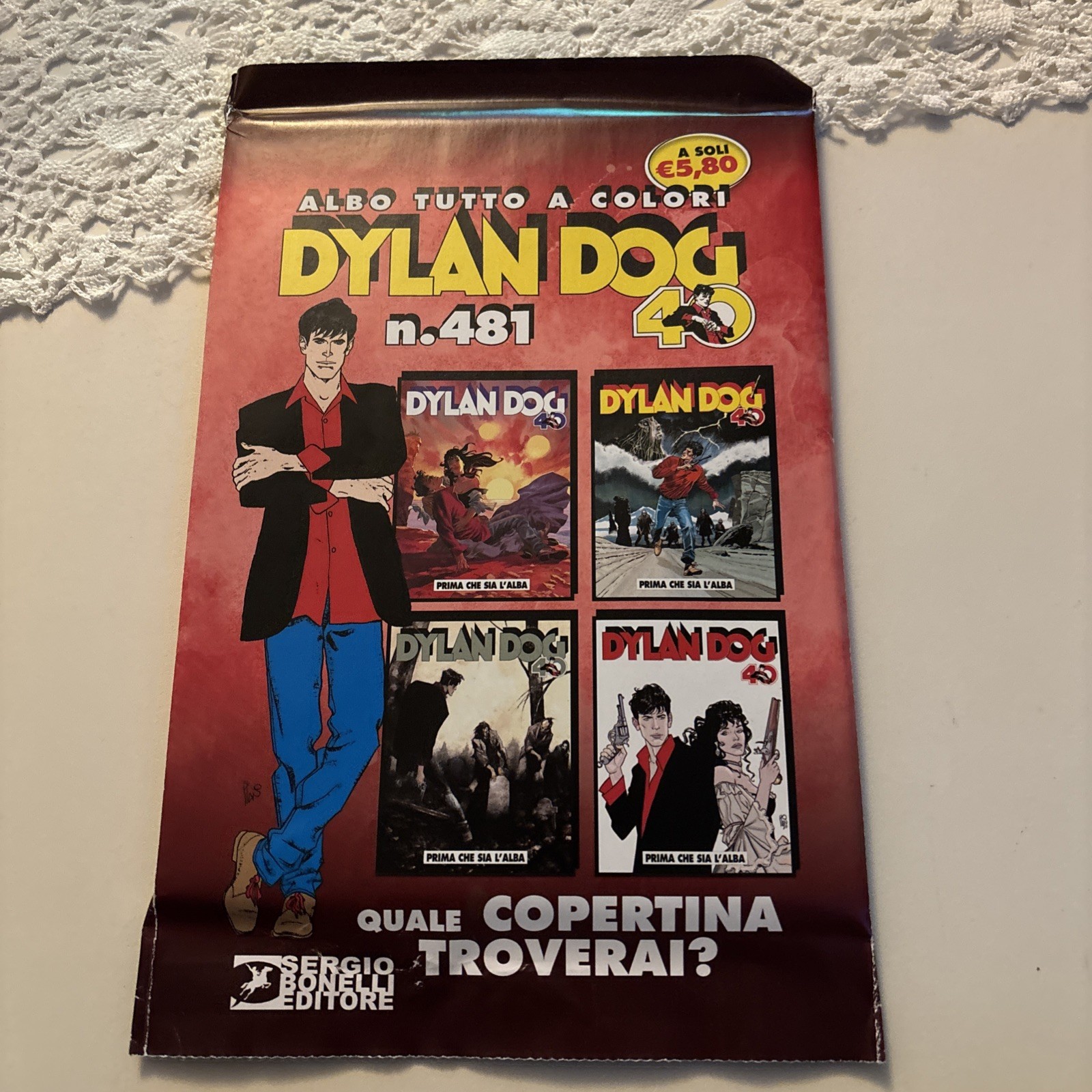 DYLAN DOG 481 - OTTOBRE 2026 - BUSTA NUOVA  SIGILLATA