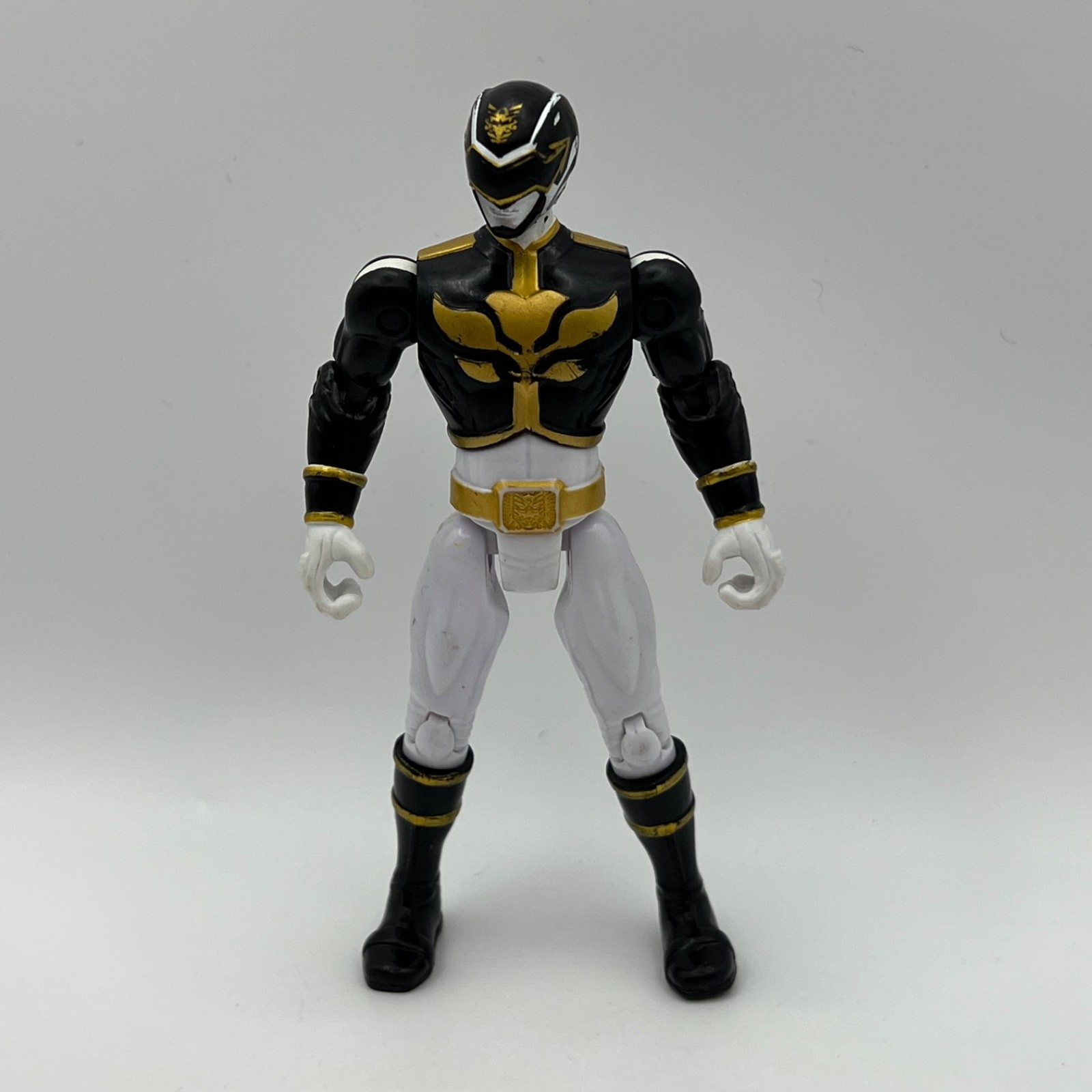 Power Rangers Megaforce Black Ranger Modellino Bandai 5" B4 Combi P&P