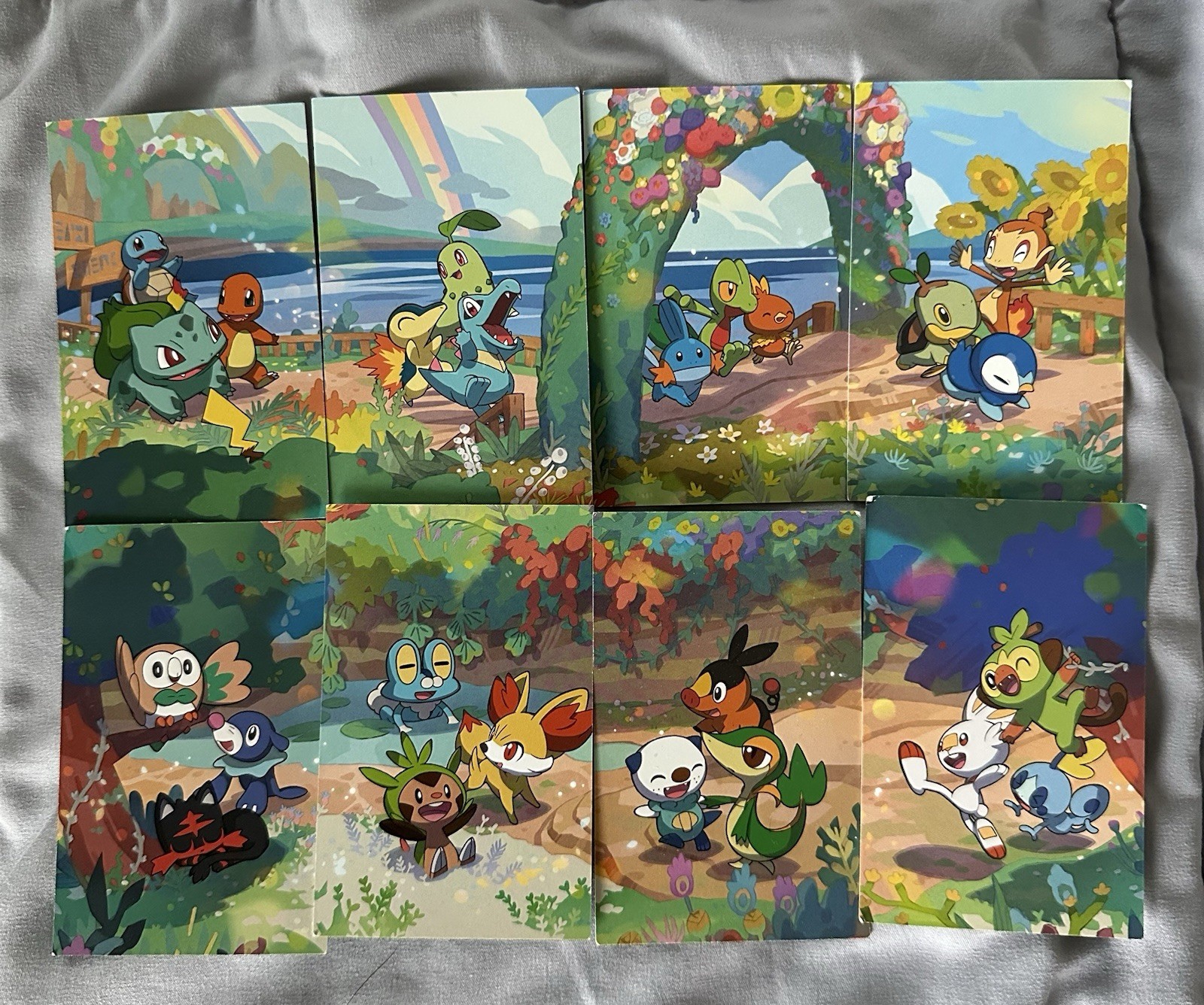Lotto Mini Tin Celebrazioni Pokémon 25° Anniversario Inserti Carte Arte Set Completo