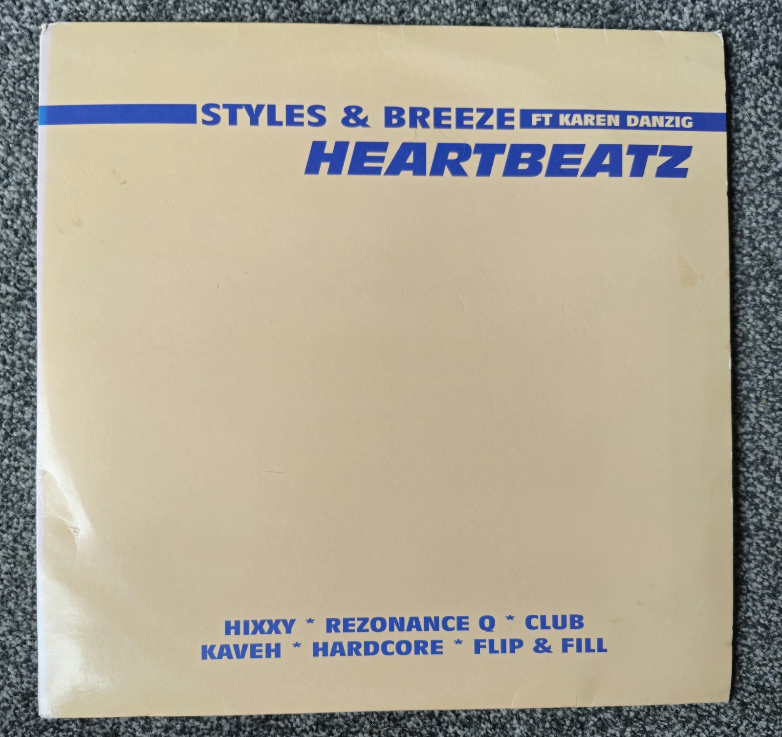 Styles & Breeze - Heartbeatz 2x 12" Promo Vinyl LP 12DJGLOBE342
