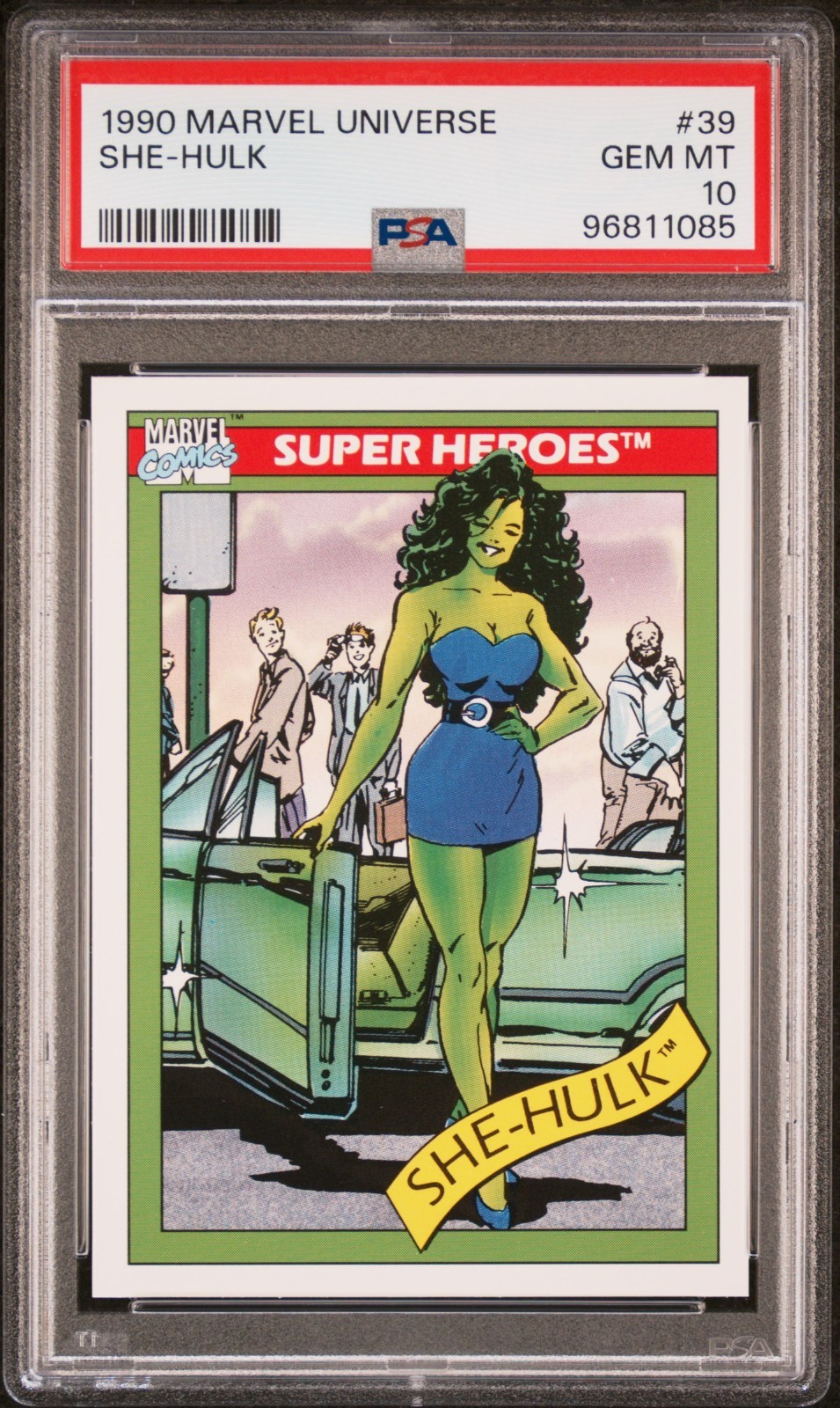 1990 MARVEL UNIVERSE #39 SHE-HULK PSA 10