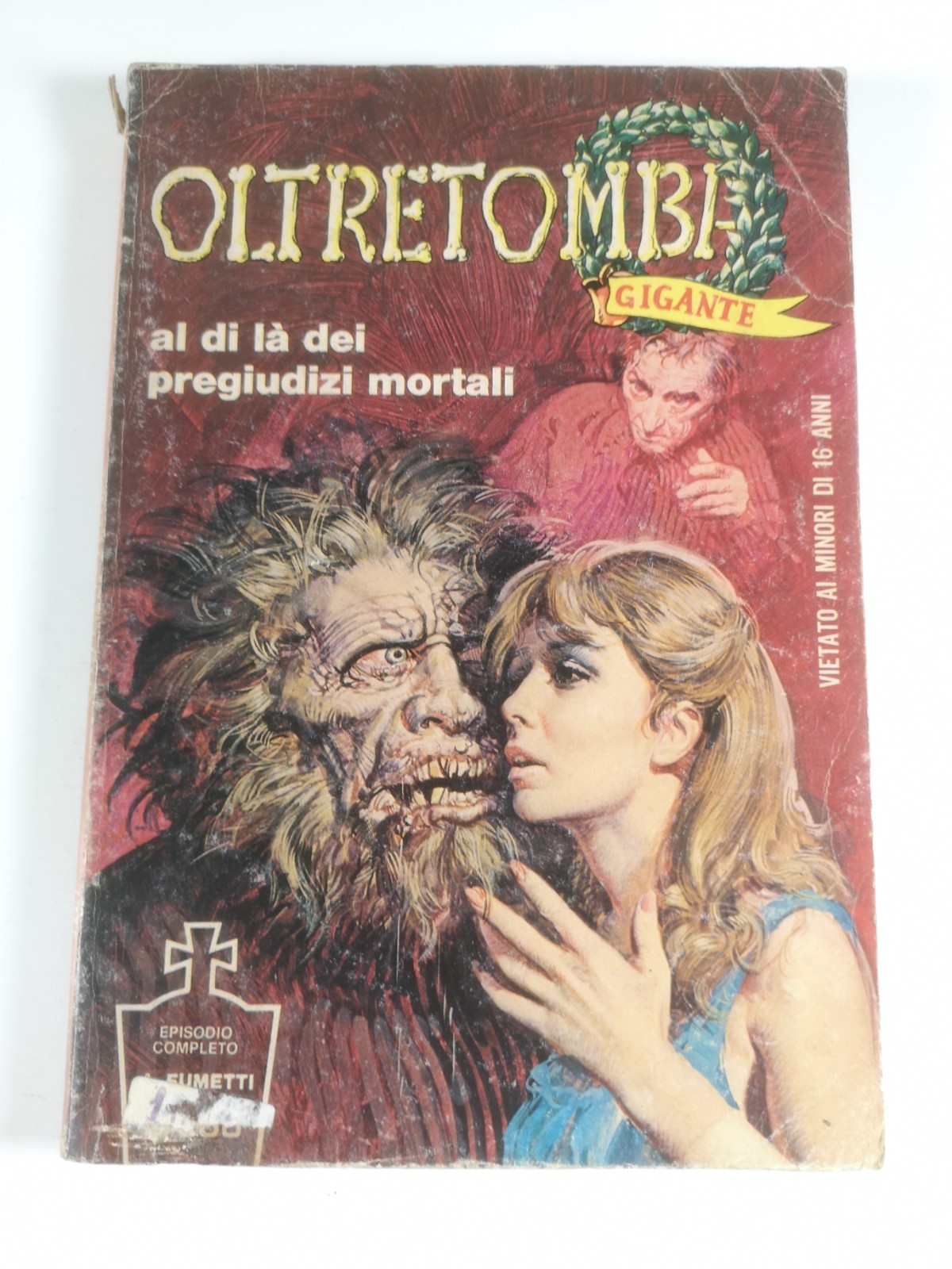 Oltretomba gigante n.77 "al di là dei pregiudizi morali" ed.Ep 1979