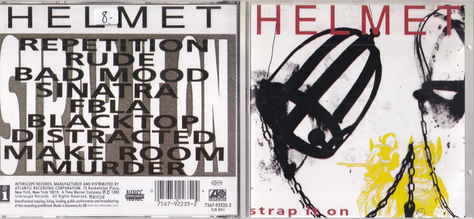 Helmet – Strap It On CD Interscope Records