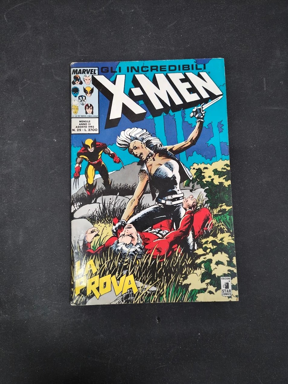 Fumetto Gli Incredibili X-Men N. 25 Star Comics Agosto 1992 Vintage