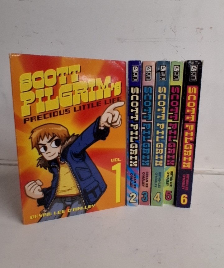 Scott Pilgrim Precious Little Life Vol 1 & Vol 2 3 4 5 6 Graphic Novel Set