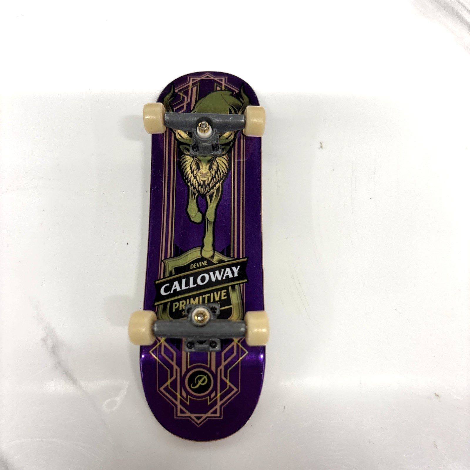 Rare Vintage Tech Deck Devine Calloway Primitive Deer Buck Fingerboard