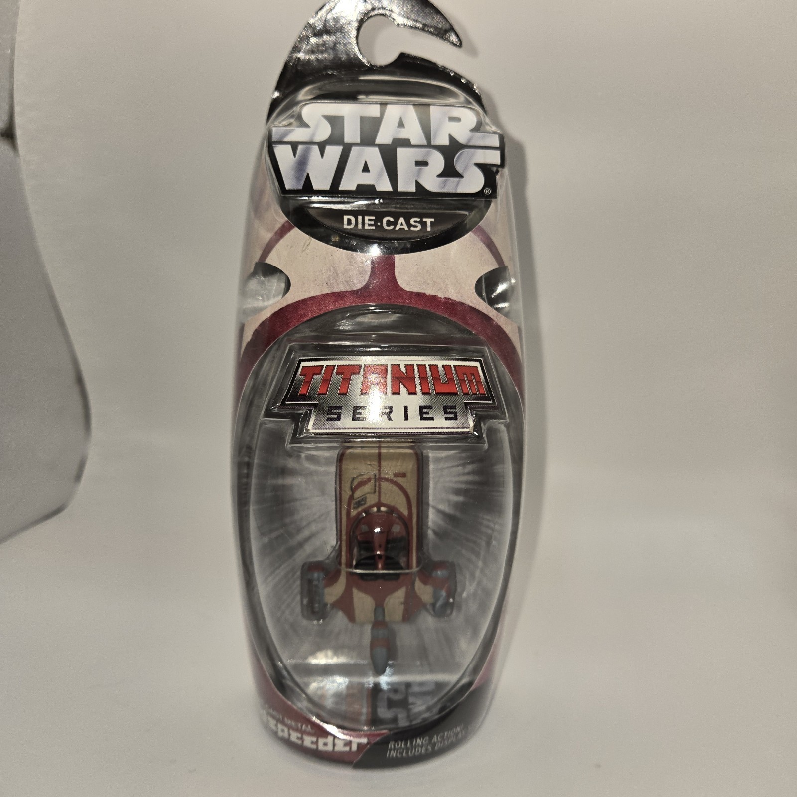 Star Wars Serie Titanium Landspeeder in metallo pressofuso 2005