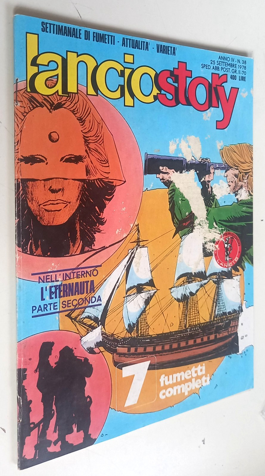 LANCIOSTORY N. 38 -25/9/1978 -Il Guardiano del Faro/Opel/L'Eternauta..-Eura