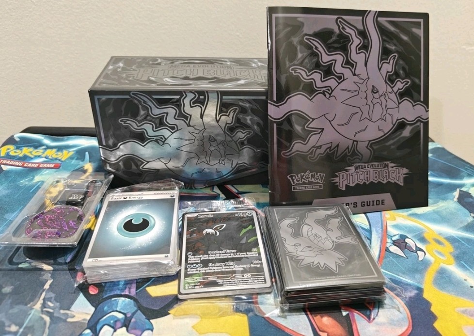 TCG Mega Evolution Pitch Black ETB: EMPTY w/ Accessories and Promo. No Packs
