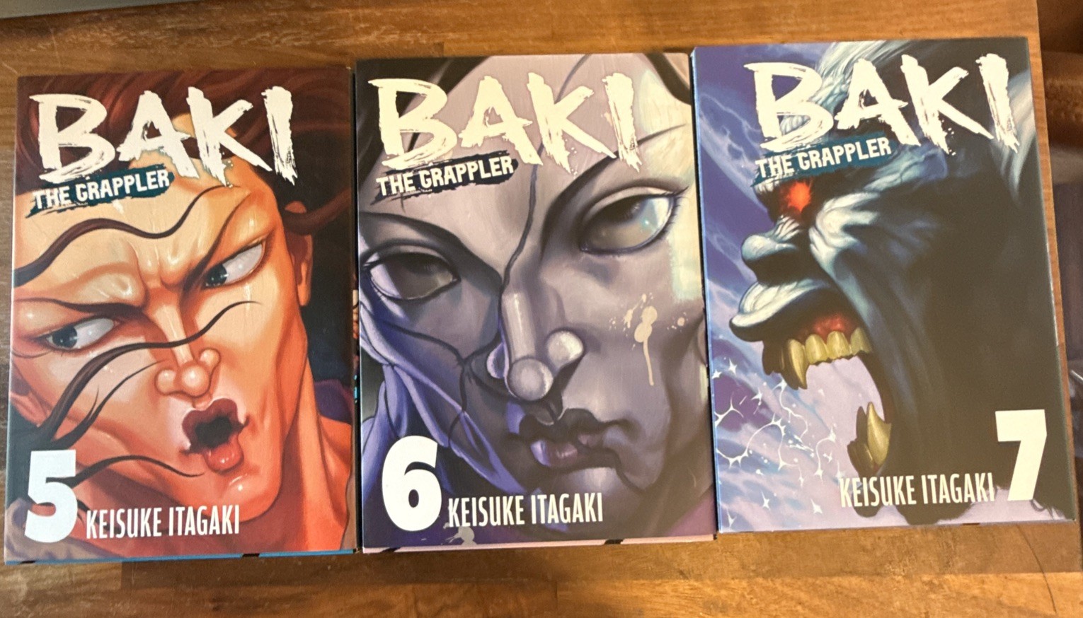 Baki The Grappler Manga lotto 5, 6, 7