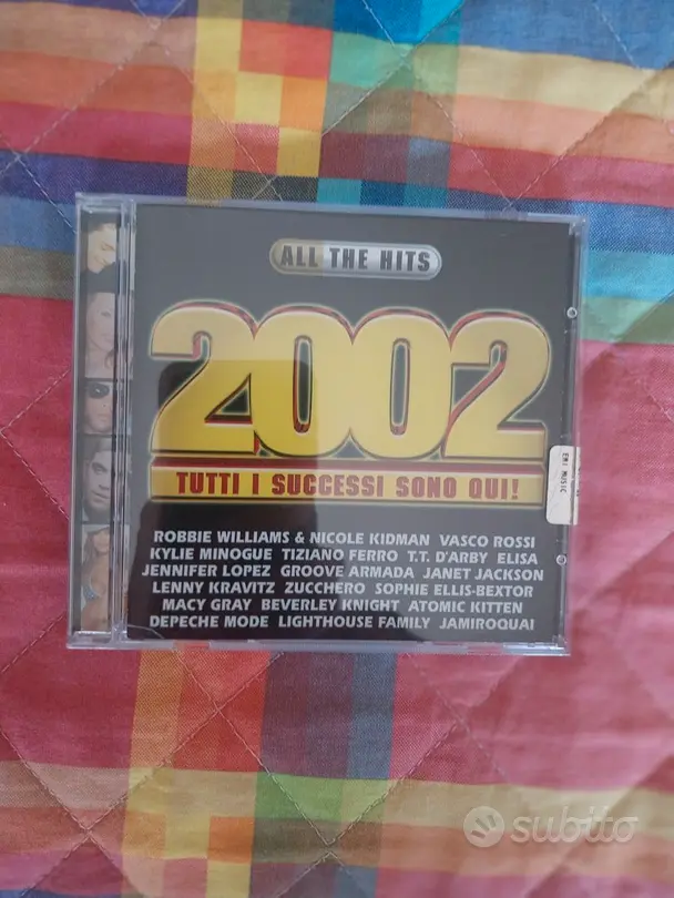 Cd AA/VV "All the Hits 2002" (18 tr.), come nuovo