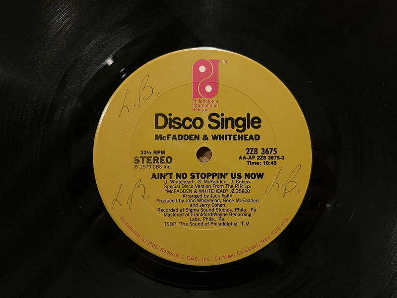 McFadden & Whitehead – Ain't No Stoppin' Us Now maxi