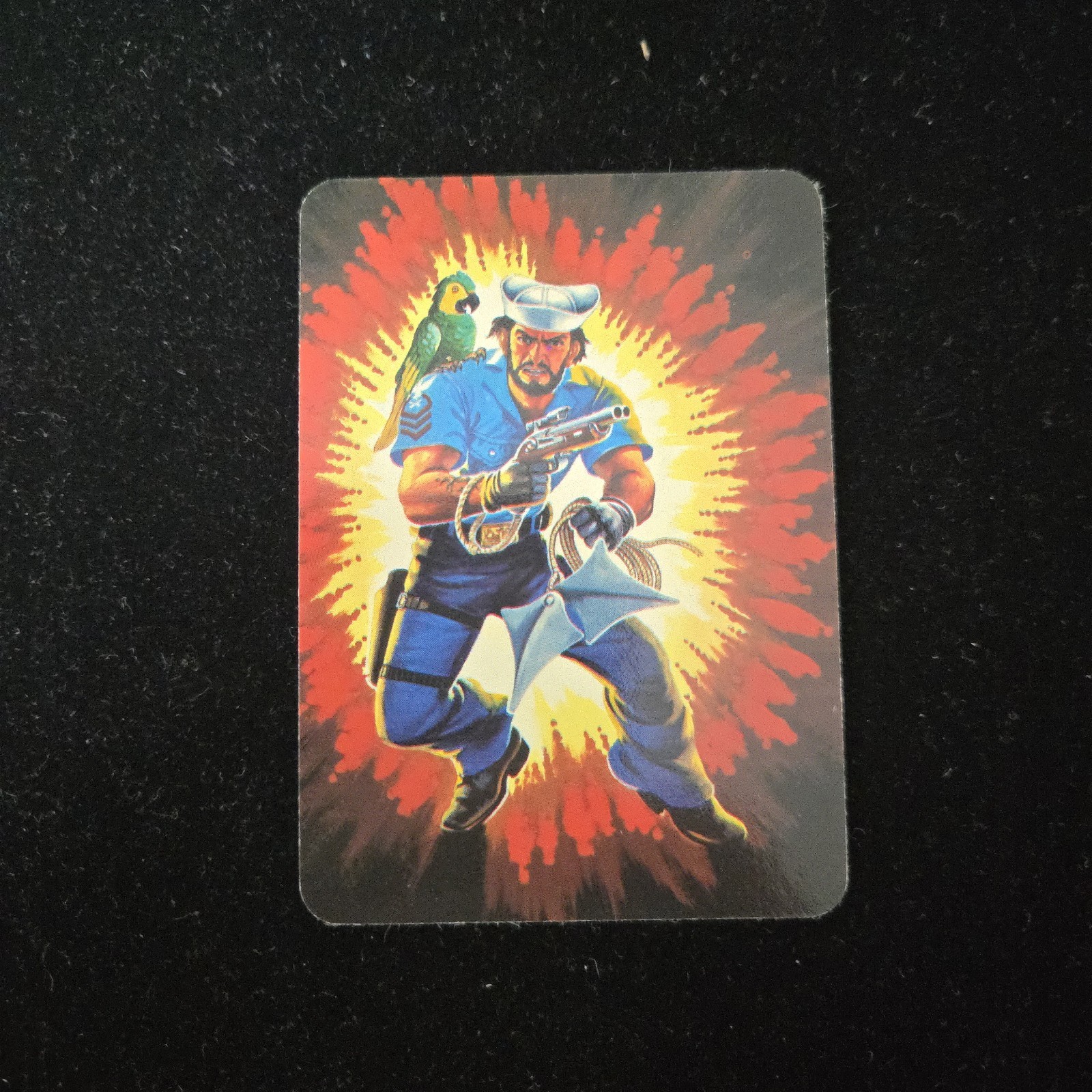 NM 1986 G.I. JOE MILTON BRADLEY ACTION HASBRO CARD 23 Shipwreck 