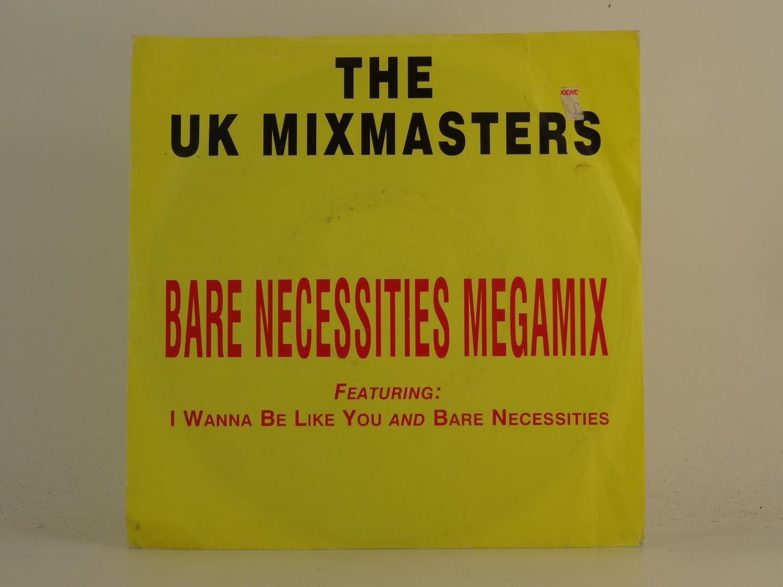 THE UK MIXMASTER BARE NECESSITIES MEGAMIX (78) 4 Track 7" Single plus Picture Sl