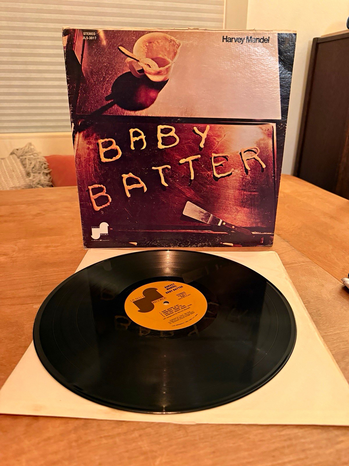 Harvey Mandel Baby Batter LP Janus JLS 3017 Stereo 1971 Original NM