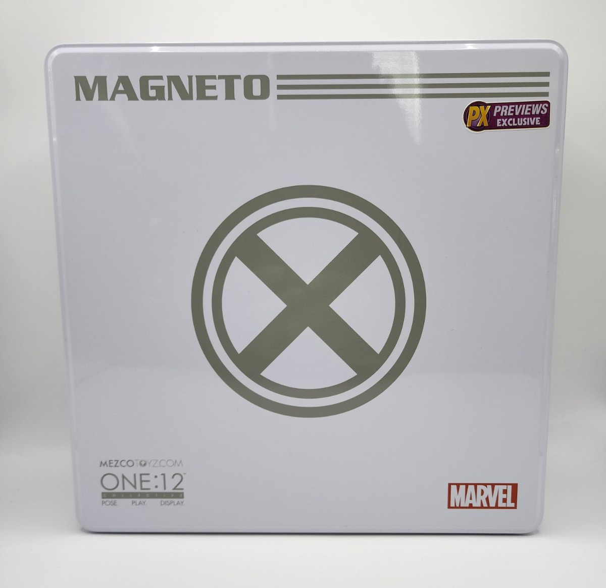 MEZCO Marvel ONE:12 X-MEN MAGNETO PX PREVIEWS 6 in Modellino
