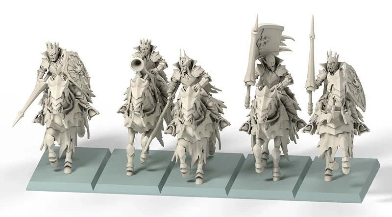5 Caballeros Vampiros con Mando Beholder 32mm