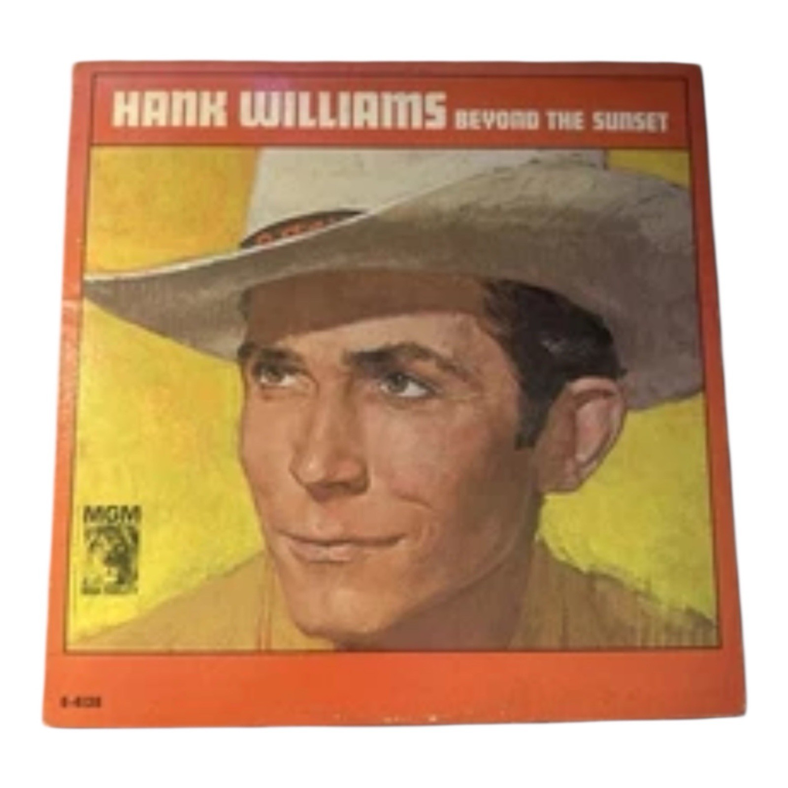 HANK WILLIAMS Beyond the Sunset • Hank Sings and Narrates 12 Ballads VTG LP G/VG
