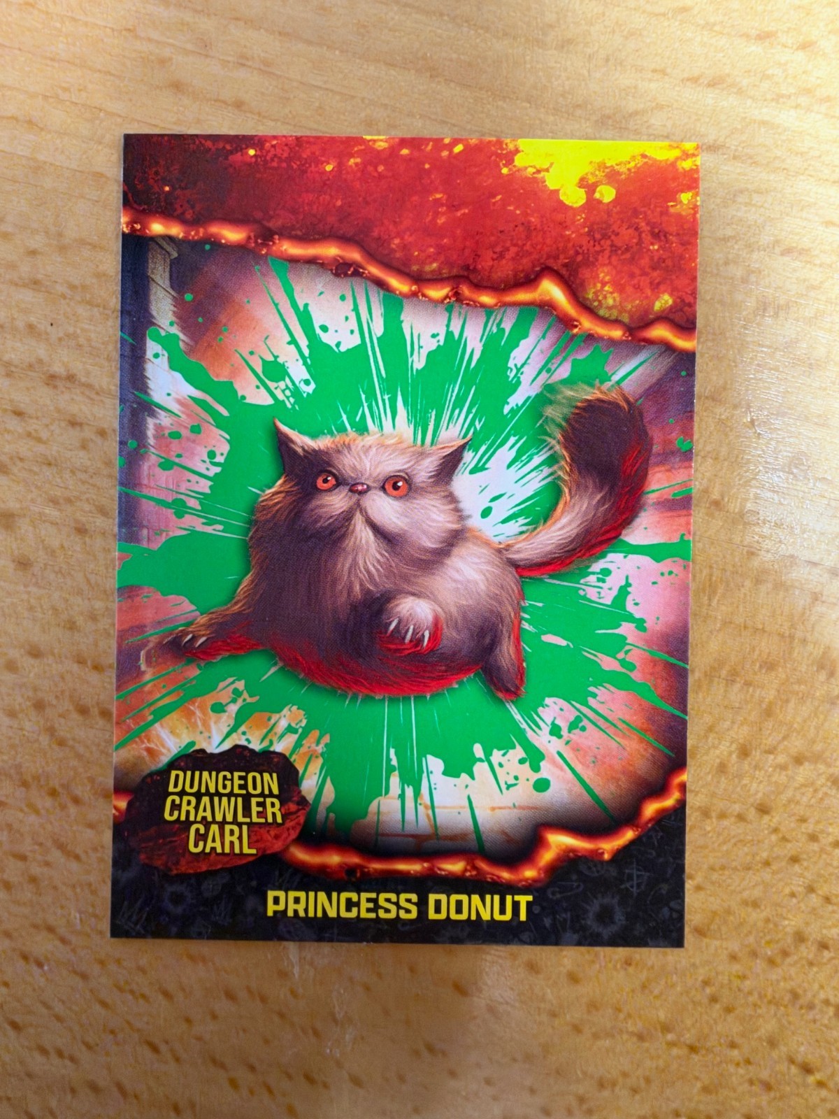 Dungeon Crawler Carl Borant Trading Card Series 1 Princess Donut #011 Green Rare