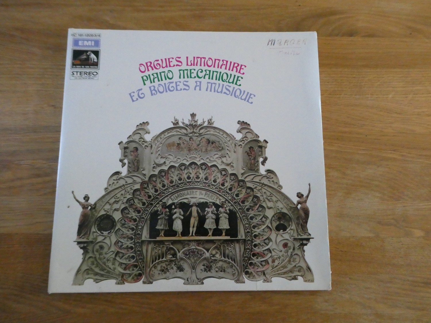 COFFRET LIVRET 2 33 T VINYLES ORGUES LIMONAIRES PIANO MECANIQUE BOITES A MUSIQUE