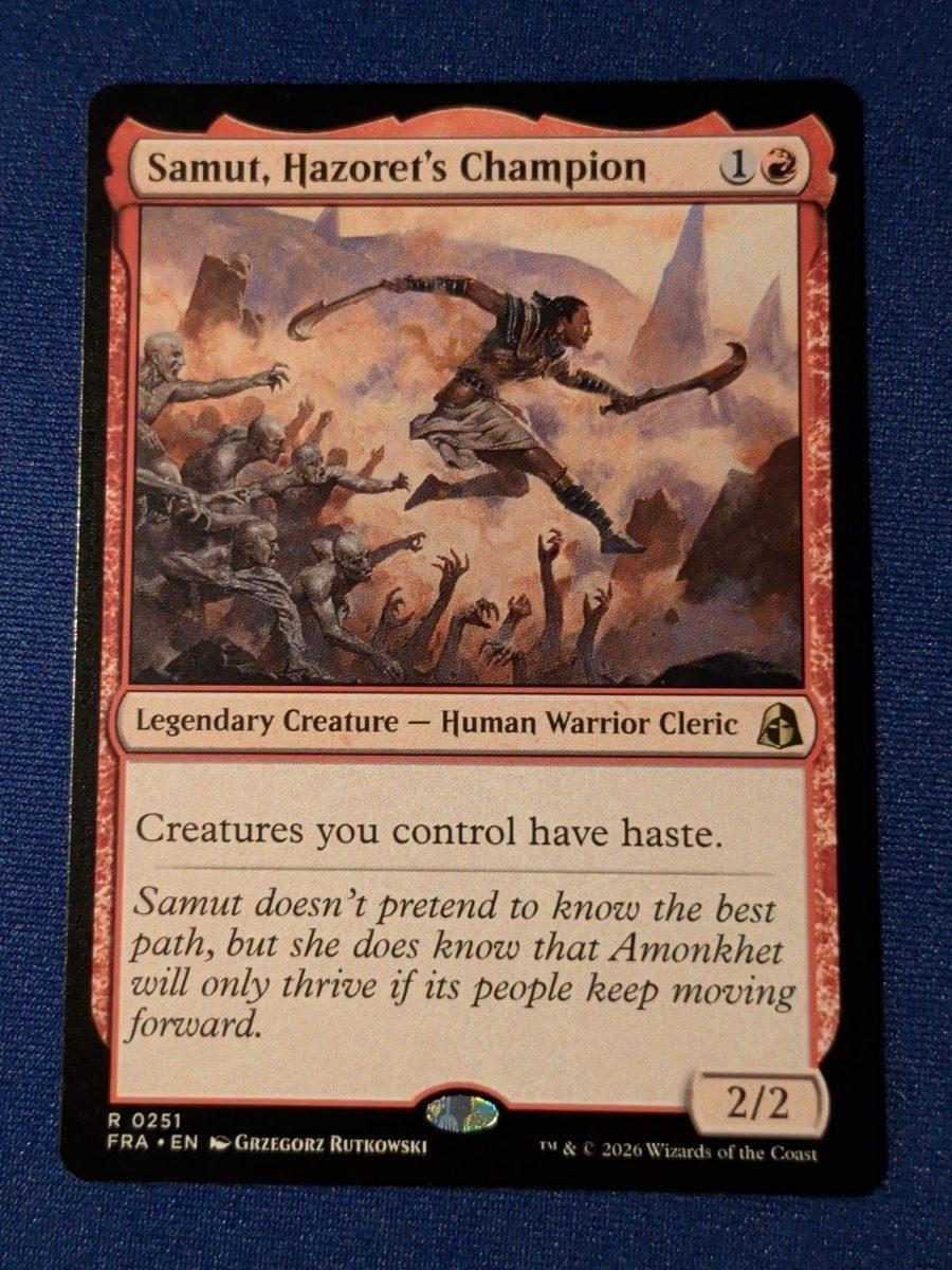 Samut, Hazoret's Champion Reality Fracture #251 quasi nuovo MTG