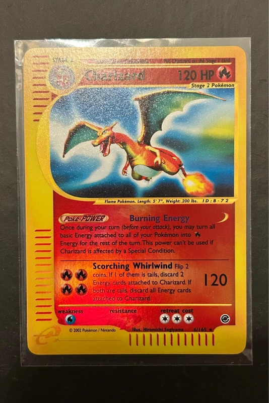 Pokémon Charizard 6/165 Expedition set Reverse Foil NM-MT condition
