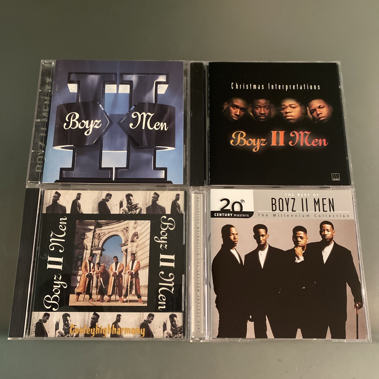 Boyz II Men 4 💿LOT: Cooleyhighharmony, II, Christmas, Best Of 20th Century