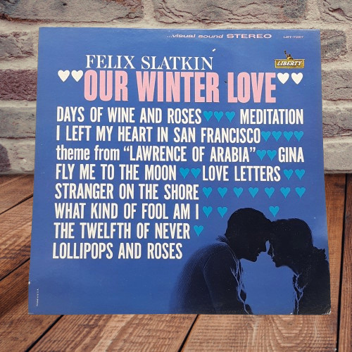Felix Slatkin - Our Winter Love LP Record 1963 Liberty Jazz Stereo 33RPM