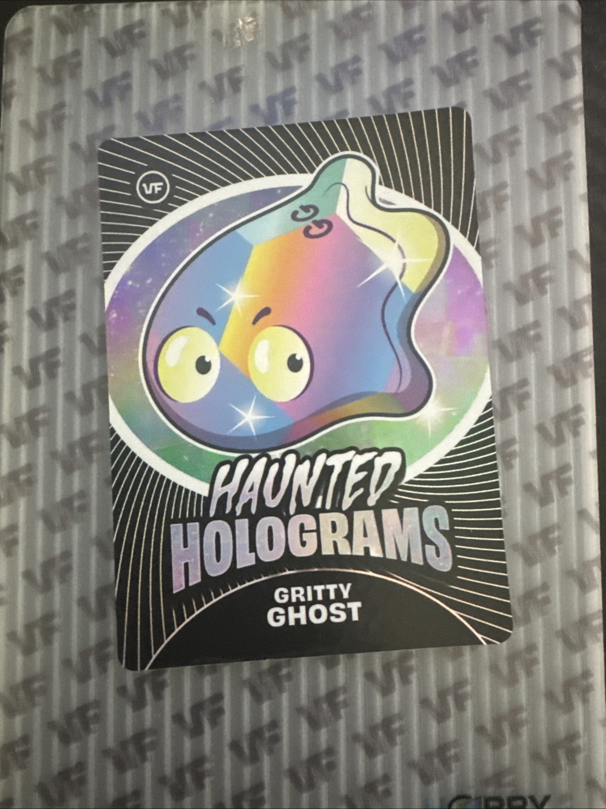 VeeFriends Spectacular Super Sticker Gritty Ghost Haunted Holograms Insert