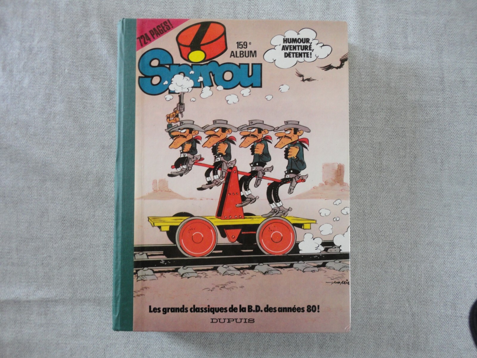 SPIROU ALBUM RELIURE n°159 de 1980 n°2216 à 2228 EXCELLENT ETAT ET COMPLET.