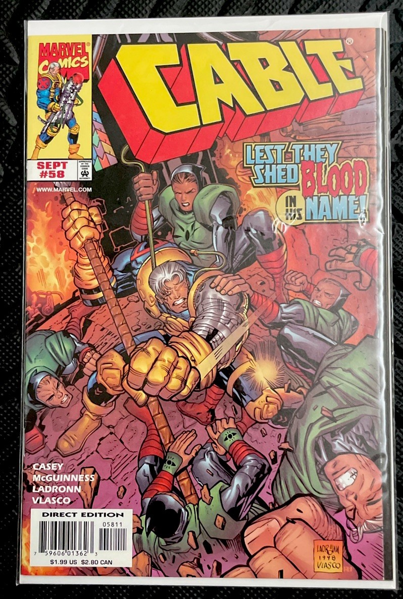 Cable #58 Per non versare sangue nel suo nome Marvel Comics 1998 edizione diretta 