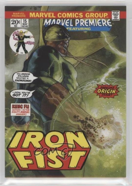 2018 Upper Deck Marvel Masterpieces What If Level 2 /999 Iron Fist #WI-44 5b1