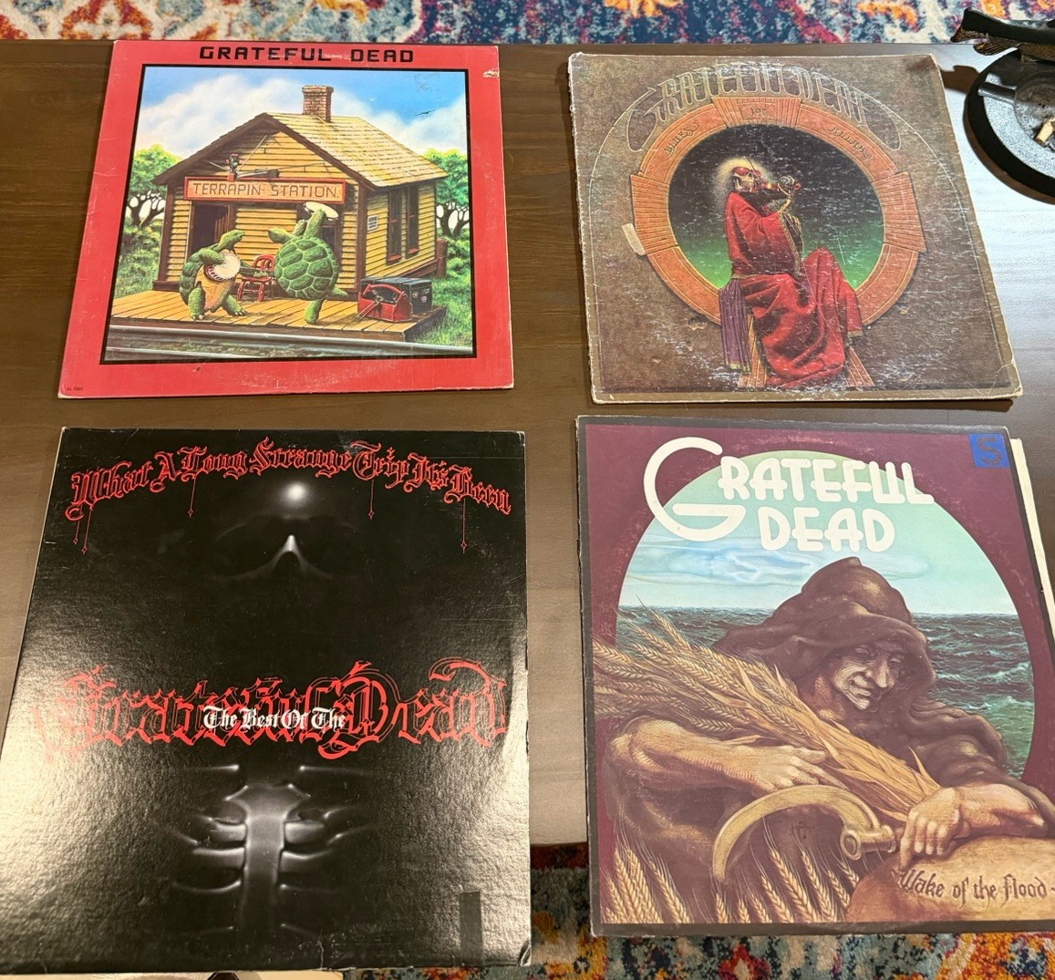 Grateful Dead Vinyl LP Lot 4 Blues Allah Terrapin Wake Long Strange Trip