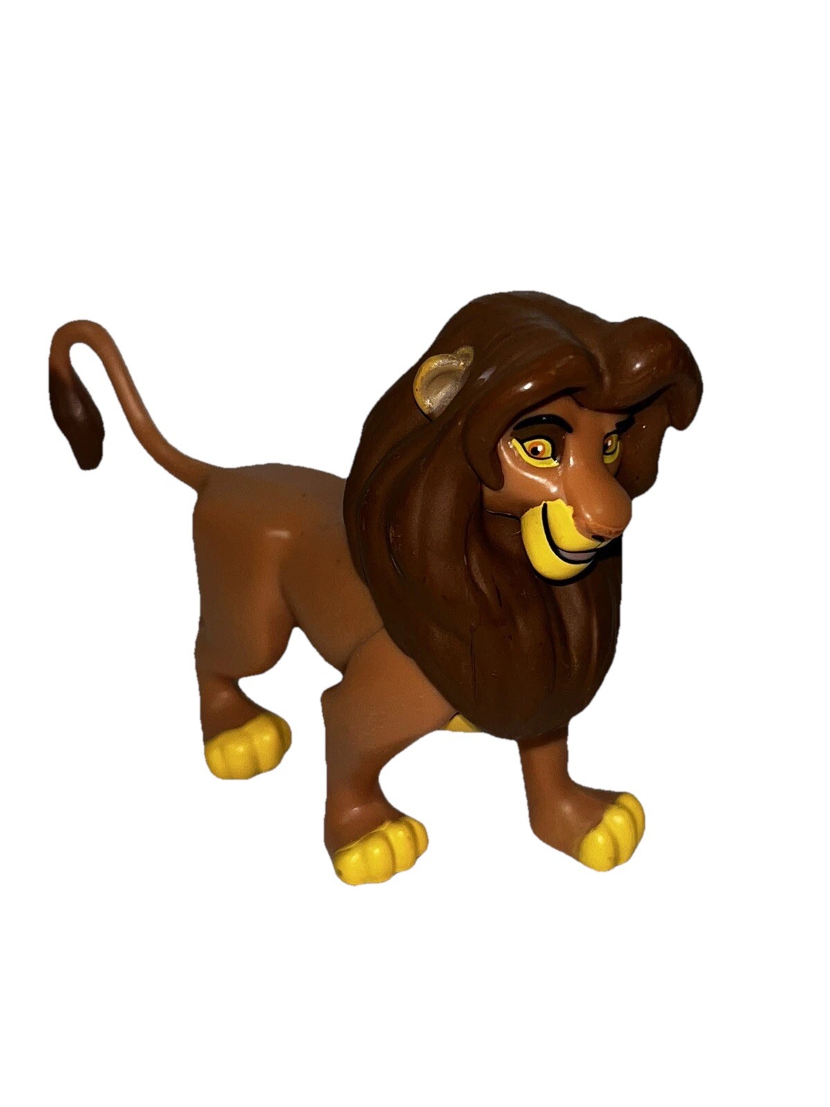 SIMBA IL RE LEONE DISNEY ACTION FIGURE LEONE SOLIDO PVC GIOCATTOLO
