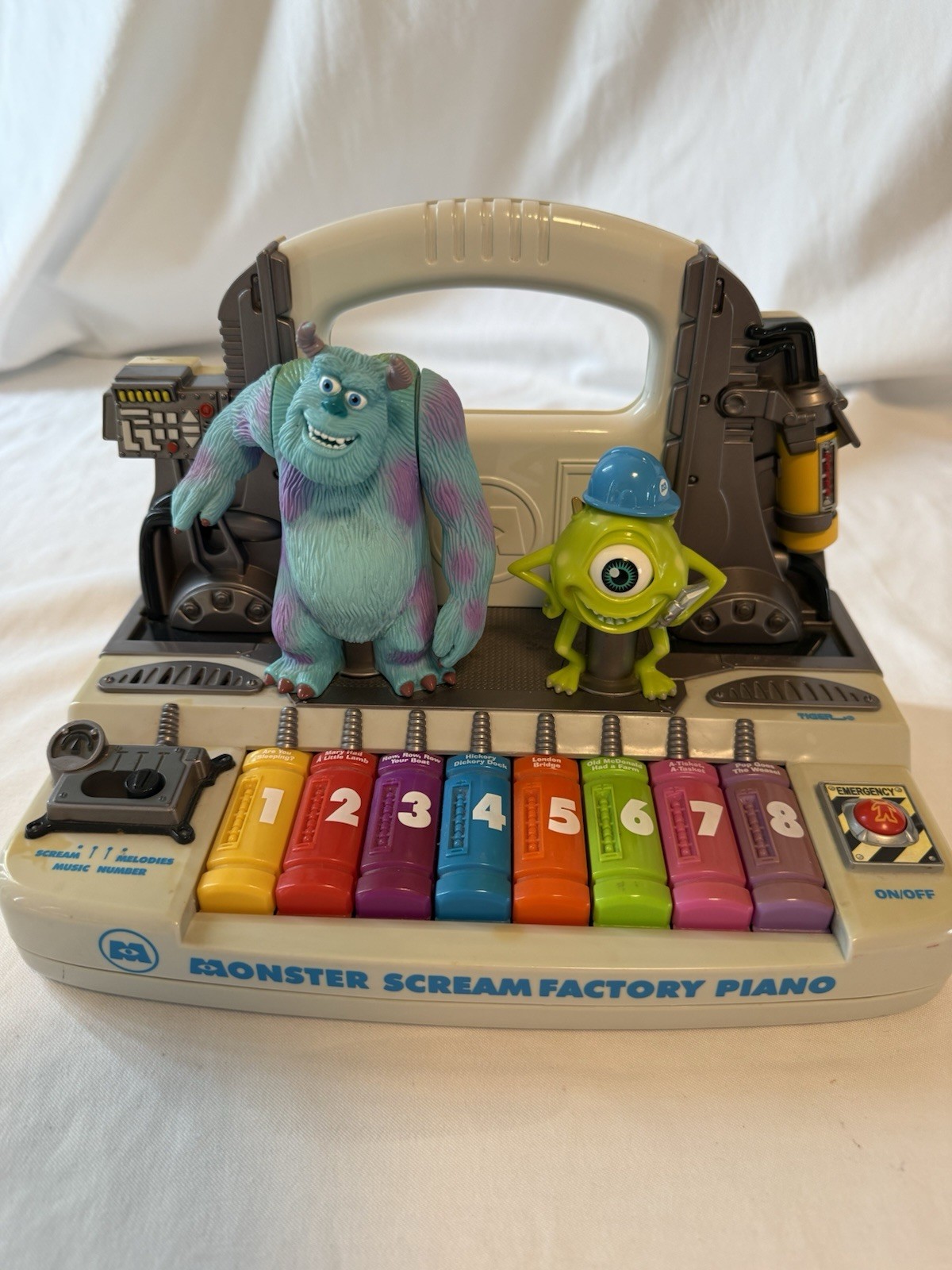 Pianoforte Vintage Monsters Inc Scream Factory Disney Pixar 2001 Tiger Hasbro Funzionante!!