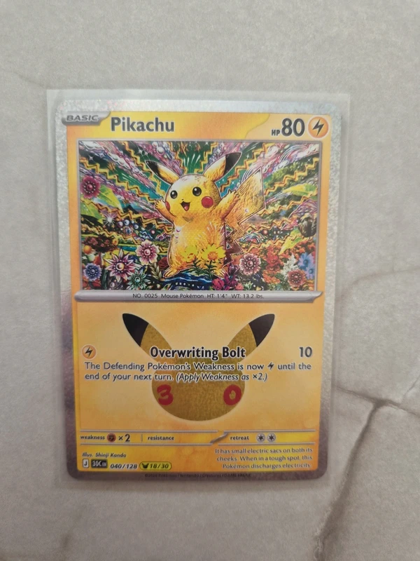 Pikachu 18/30 - 040/128
