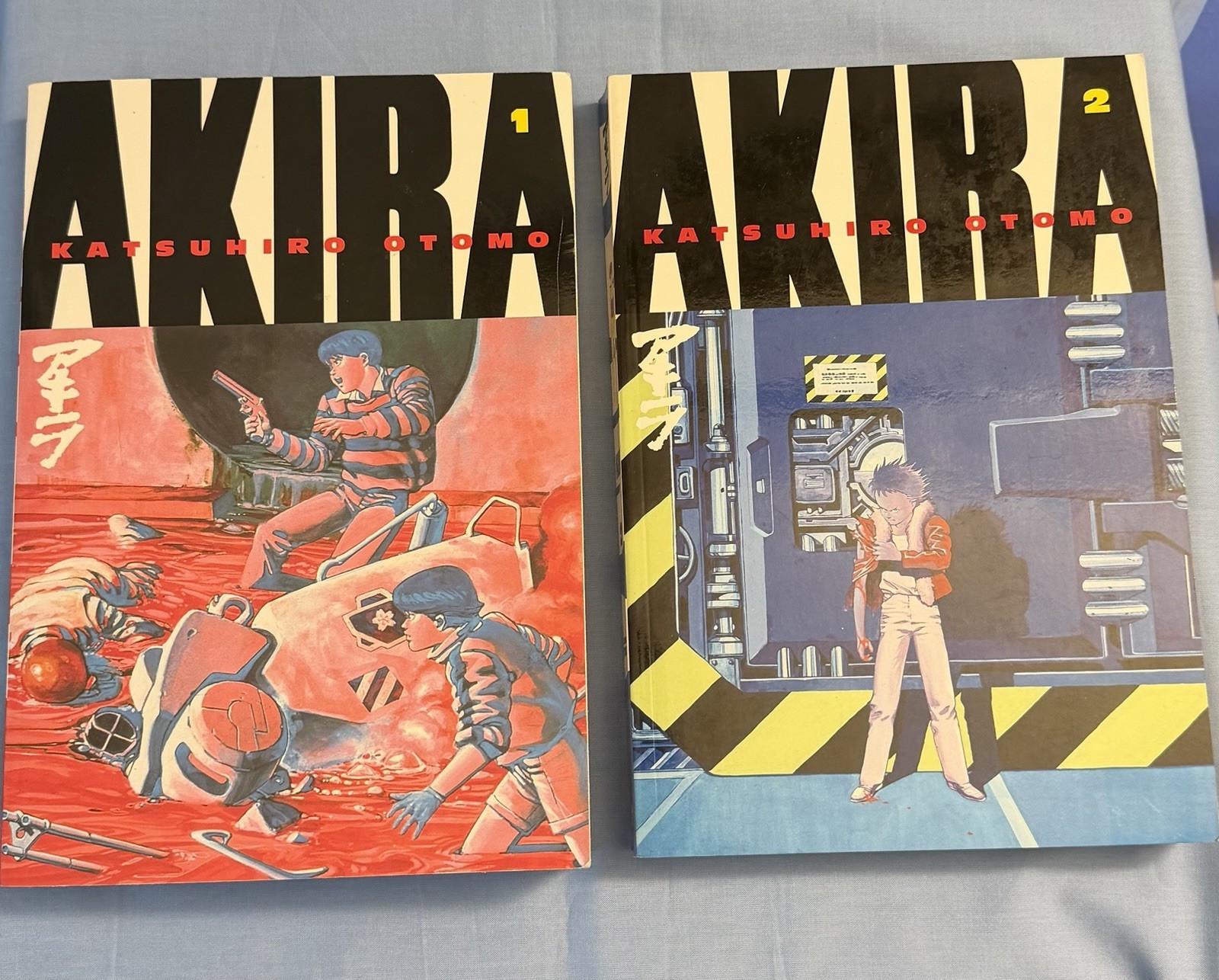 Akira Vol 1-2 manga copertina morbida (2 libri) Katsuhiro Otomo inglese