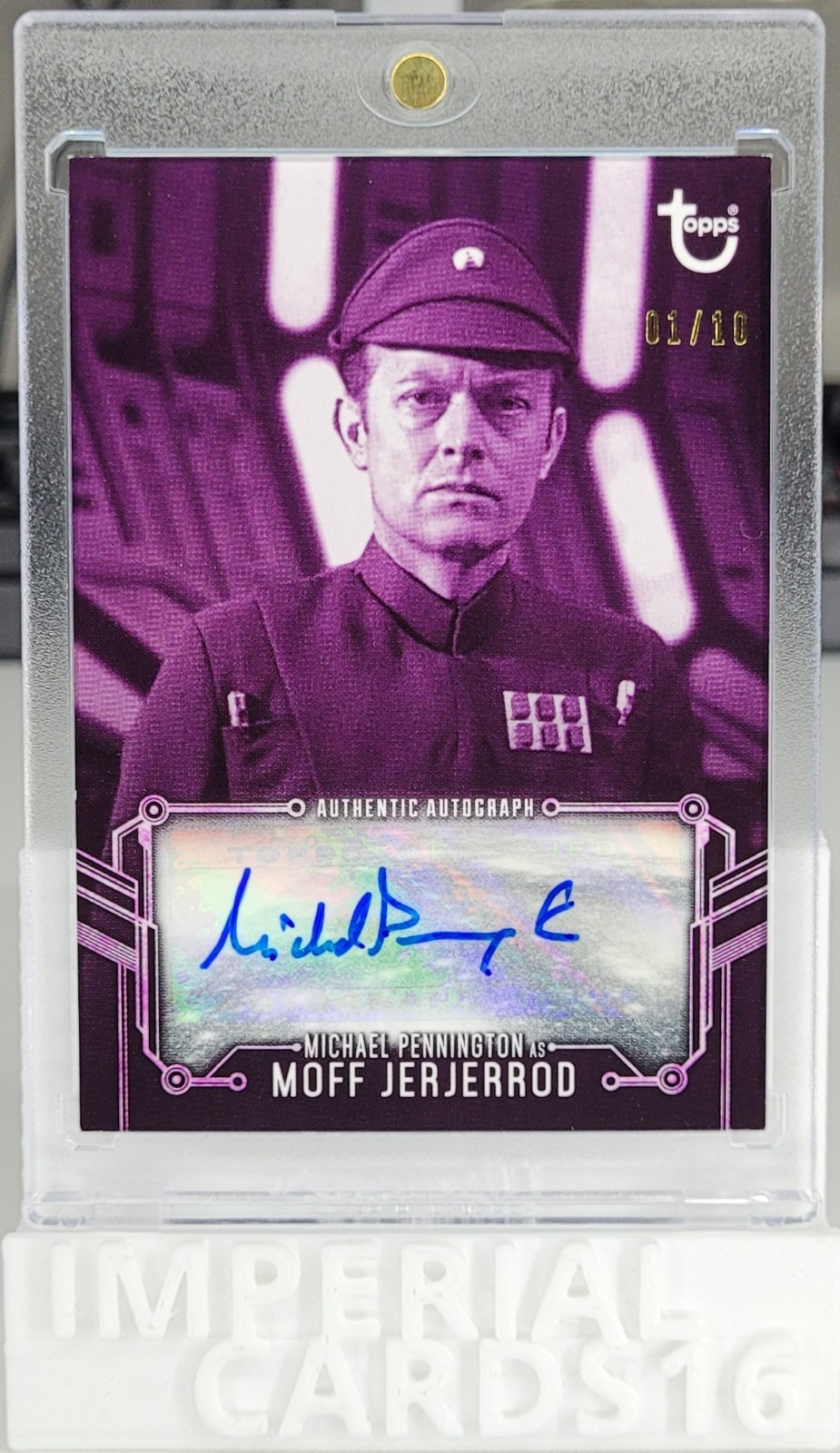 2020 Star Wars bianco e nero A-MP Michael Pennington Moff Jerrod 1/10 alfa