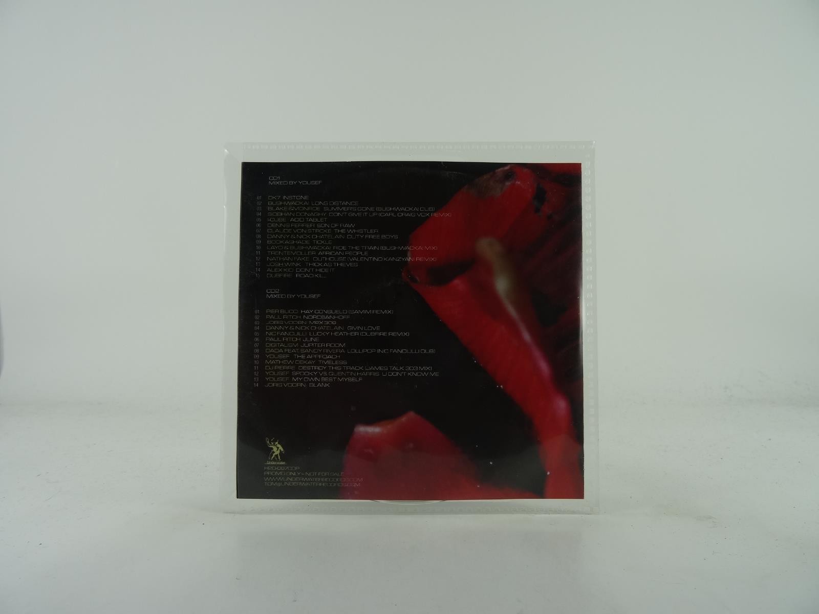 VARIOUS ARTISTS UNDERWATER-SOLO YOUSEF (2xCD) (115) 20+ Track Promo CD Album inc