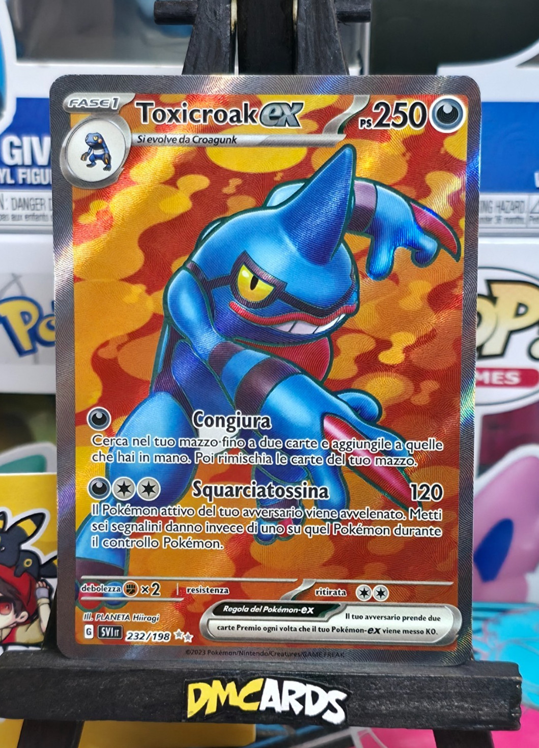 Pokemon Toxicroak Ex 232/198 | Scarlatto e Violetto SVI Italiano | Near Mint