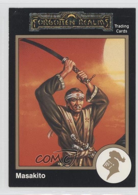 1991 TSR Advanced Dungeons & Dragons Forgotten Realms Gold Masakito #113 1g9
