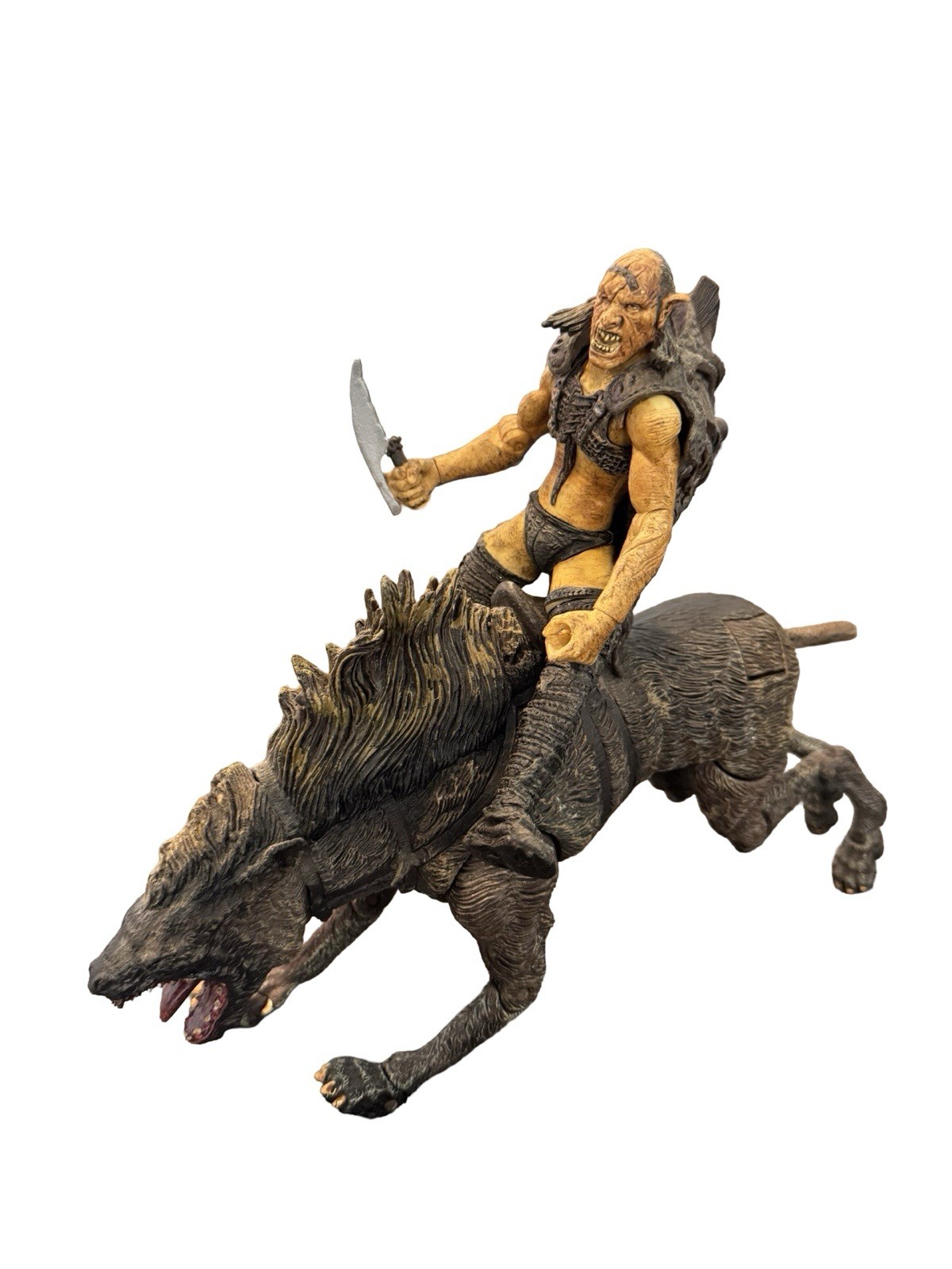 Il Signore degli Anelli - Le Due Torri: Sharku & Warg Beast Deluxe Bestia e Cavaliere