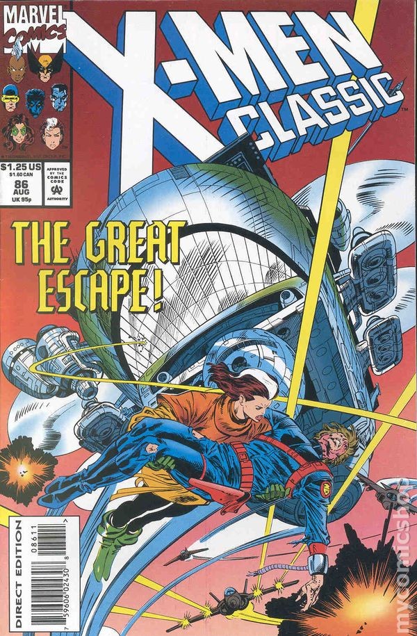 X-Men Classic Classic X-Men #86 ottime condizioni 1993 immagine stock