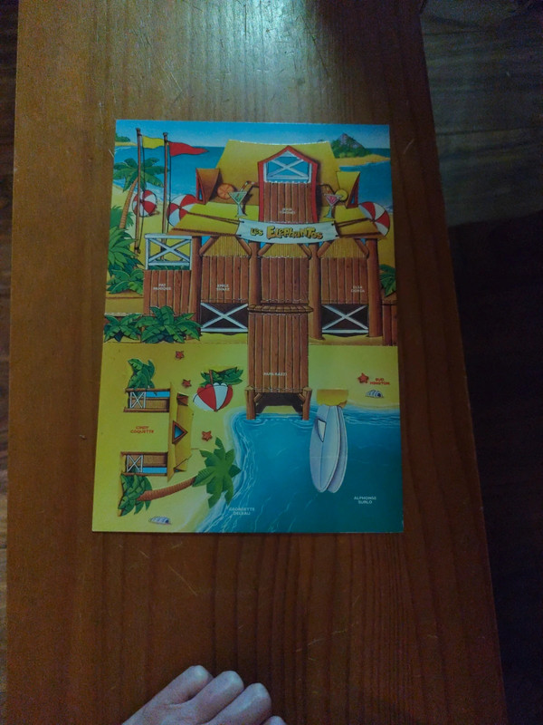 Kinder diorama elephantos