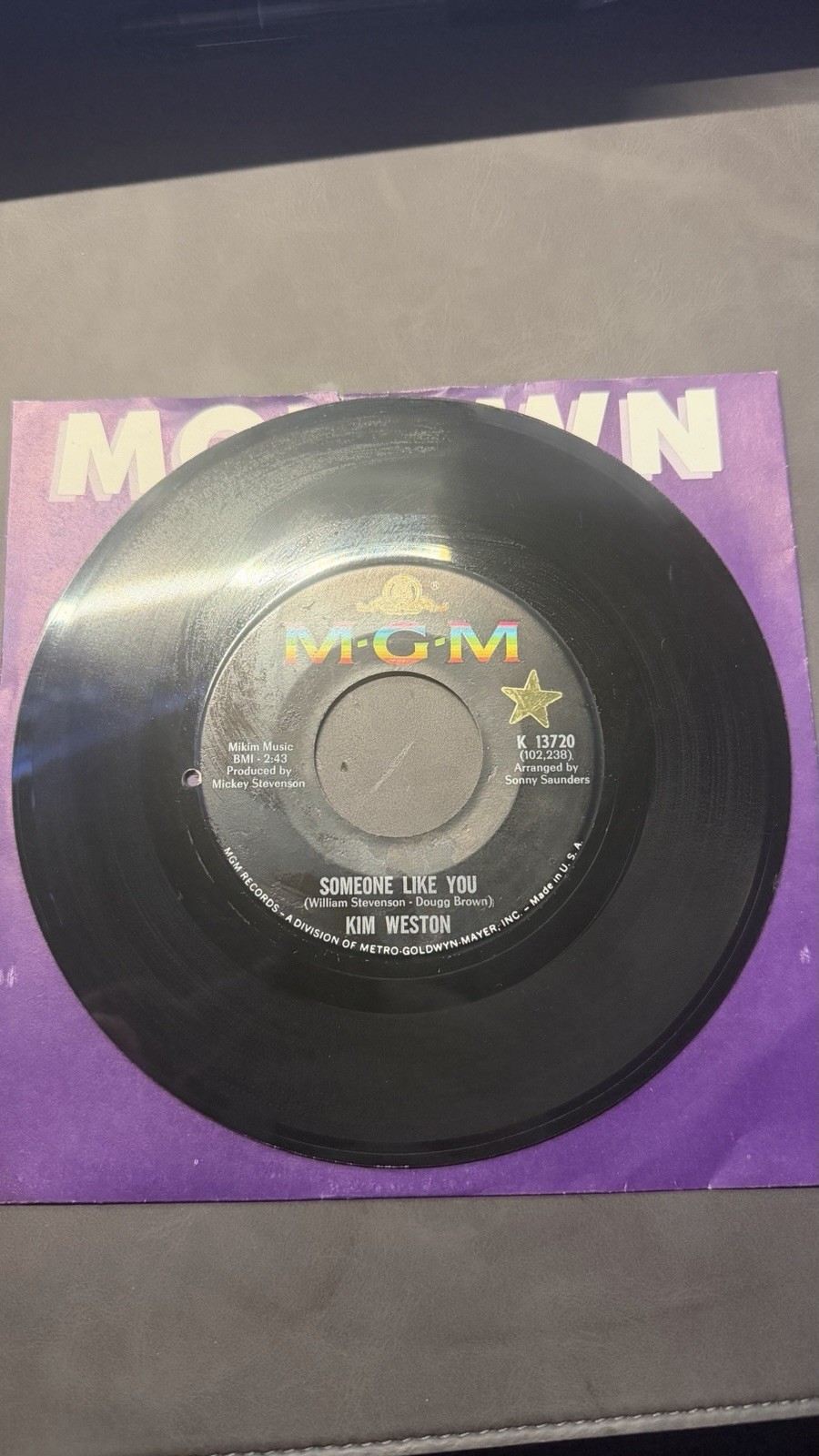 Kim Weston – I Got What You Need/ Someone Like You 1967 - 7'' Vinyl - VG