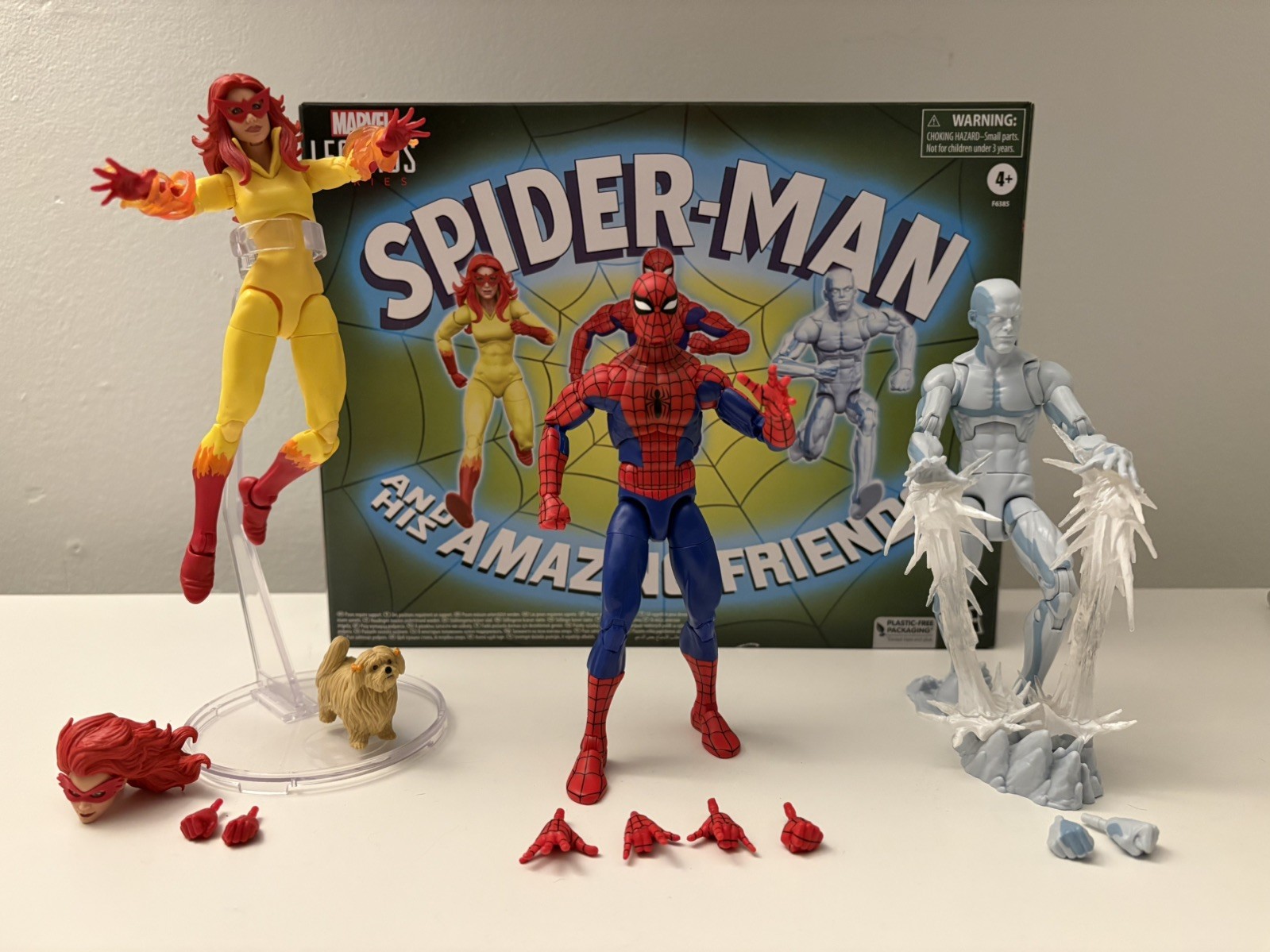 Hasbro Marvel Legends Spider Man fantastici amici 6 in personaggi F6385 