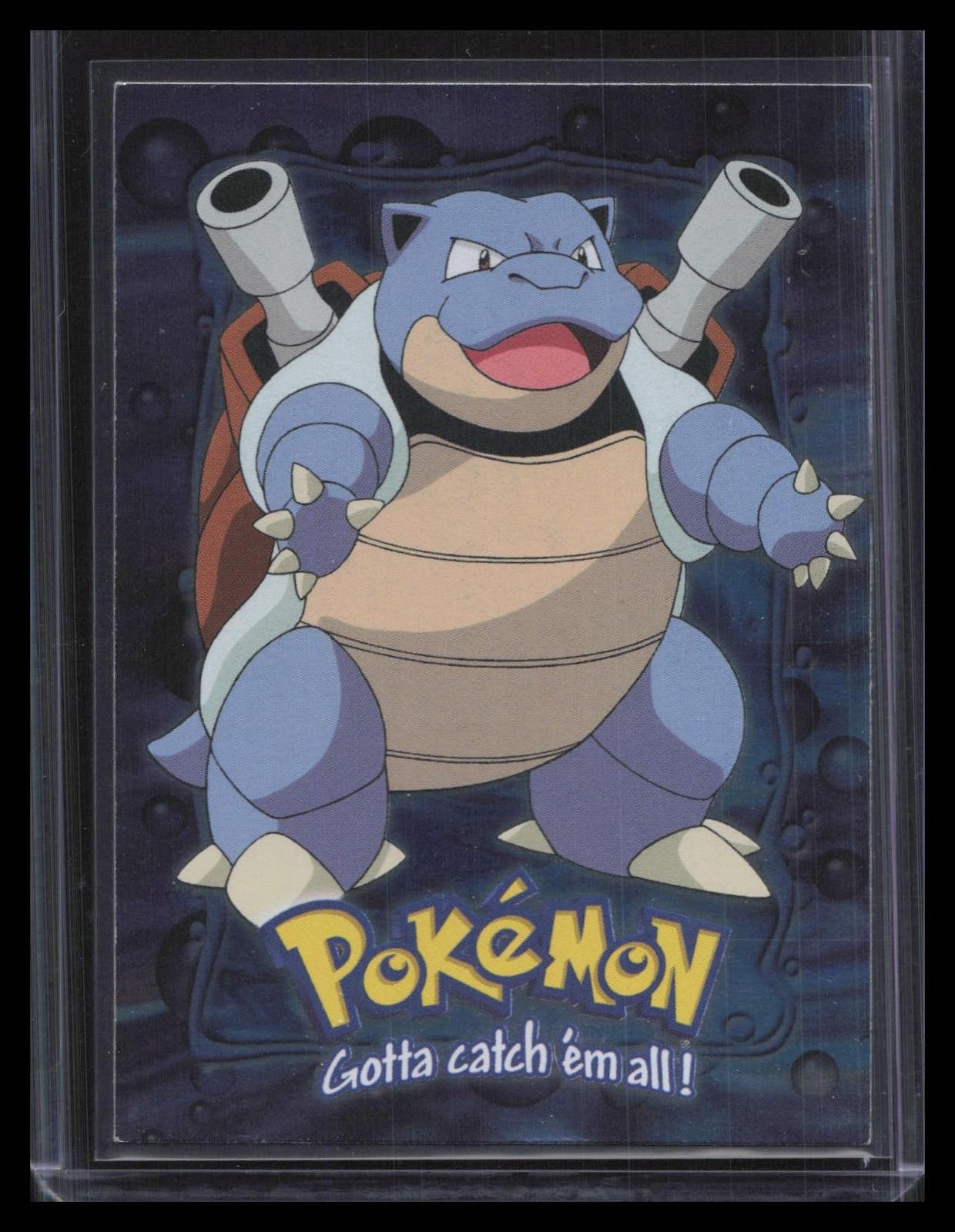 #09 Blastoise - Stage 1999 Topps Pokemon the First Movie #E9 Foil